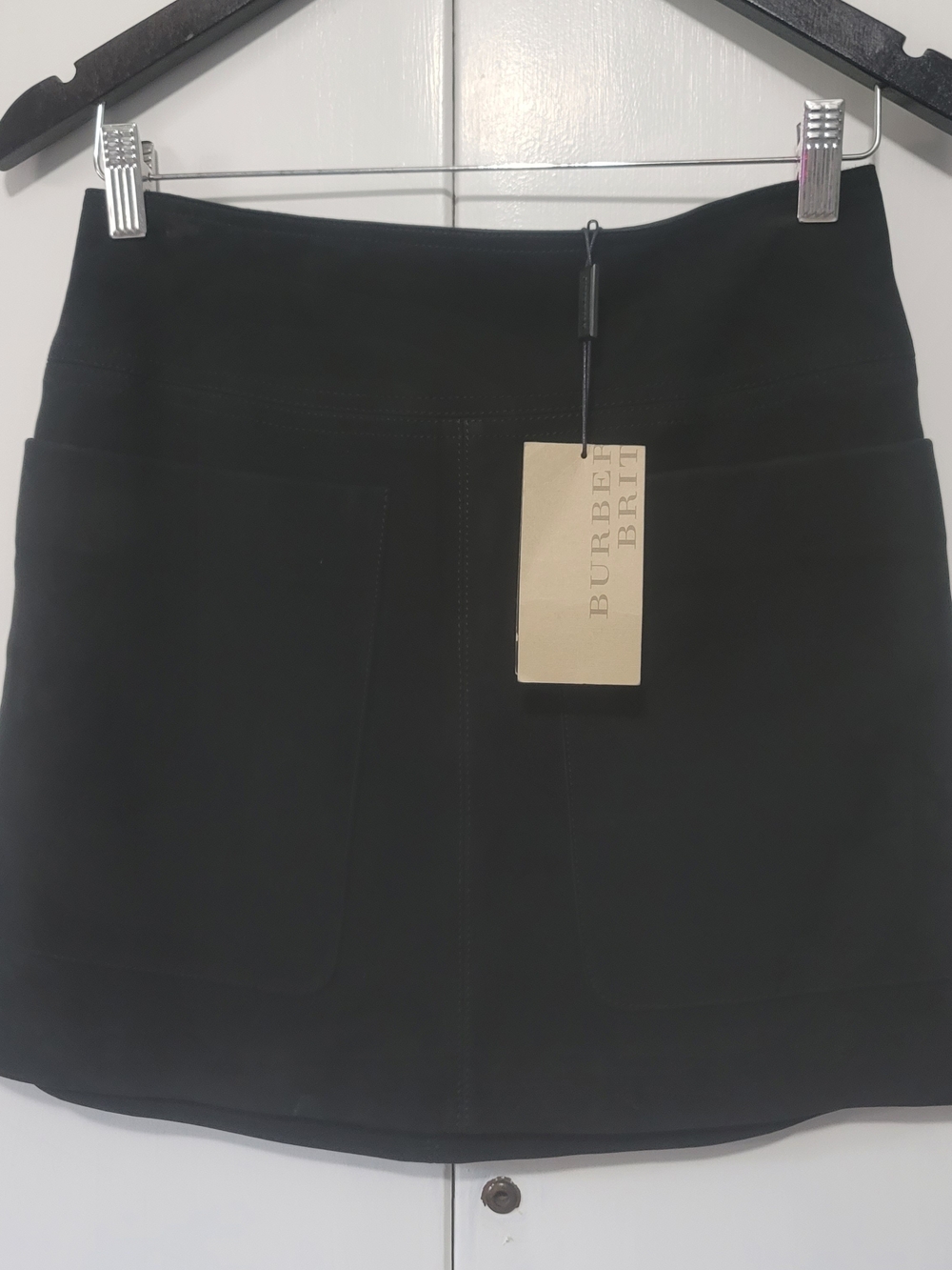 Burberry Brit Black Jacket with Ivory Label
